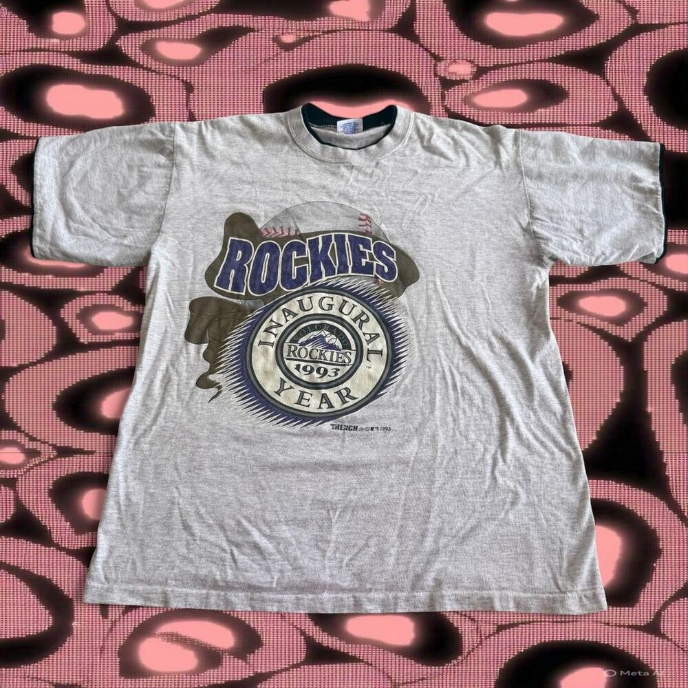 Colorado Rockies Inaugural 1993 Athletic Trench Brand Tee